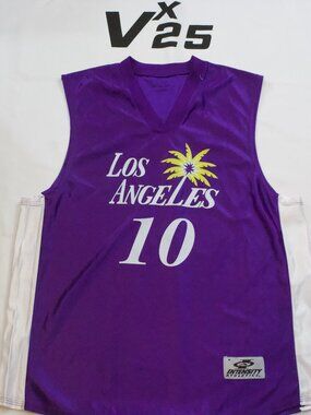 NEW Men's LA Sparks Kelsey Plum #10 Purple Jersey Size Medium